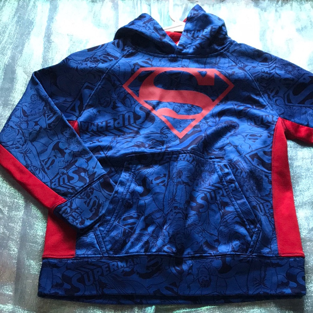 DC Comics Superman Pullover Hooded Sweatshirt